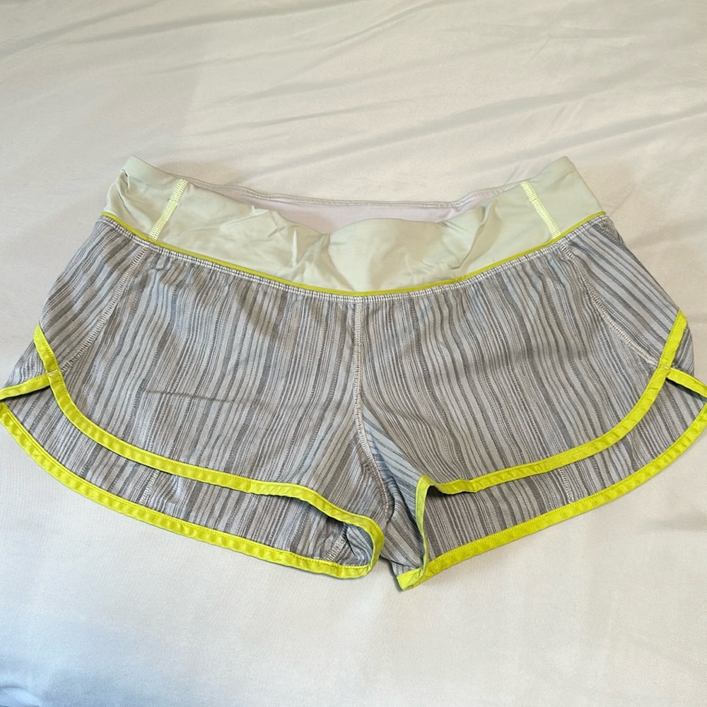 Lululemon speed up shorts, size 8